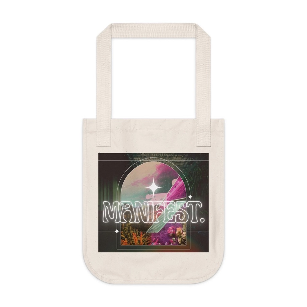 Empowerment Aesthetic Tote Bag: MANIFEST